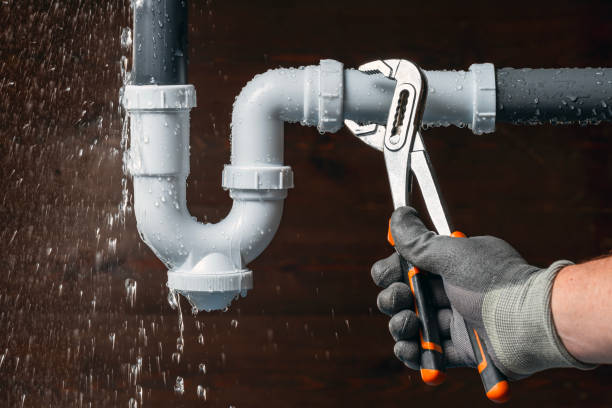 Professional Drain Cleaning technician working in Columbus, MI